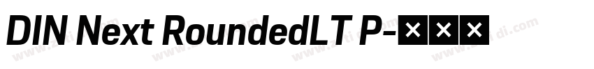 DIN Next RoundedLT P字体转换